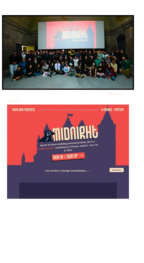 Midnight attendees in Vienna, above the Midnight website